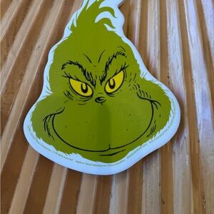 Grinch Face Sticker